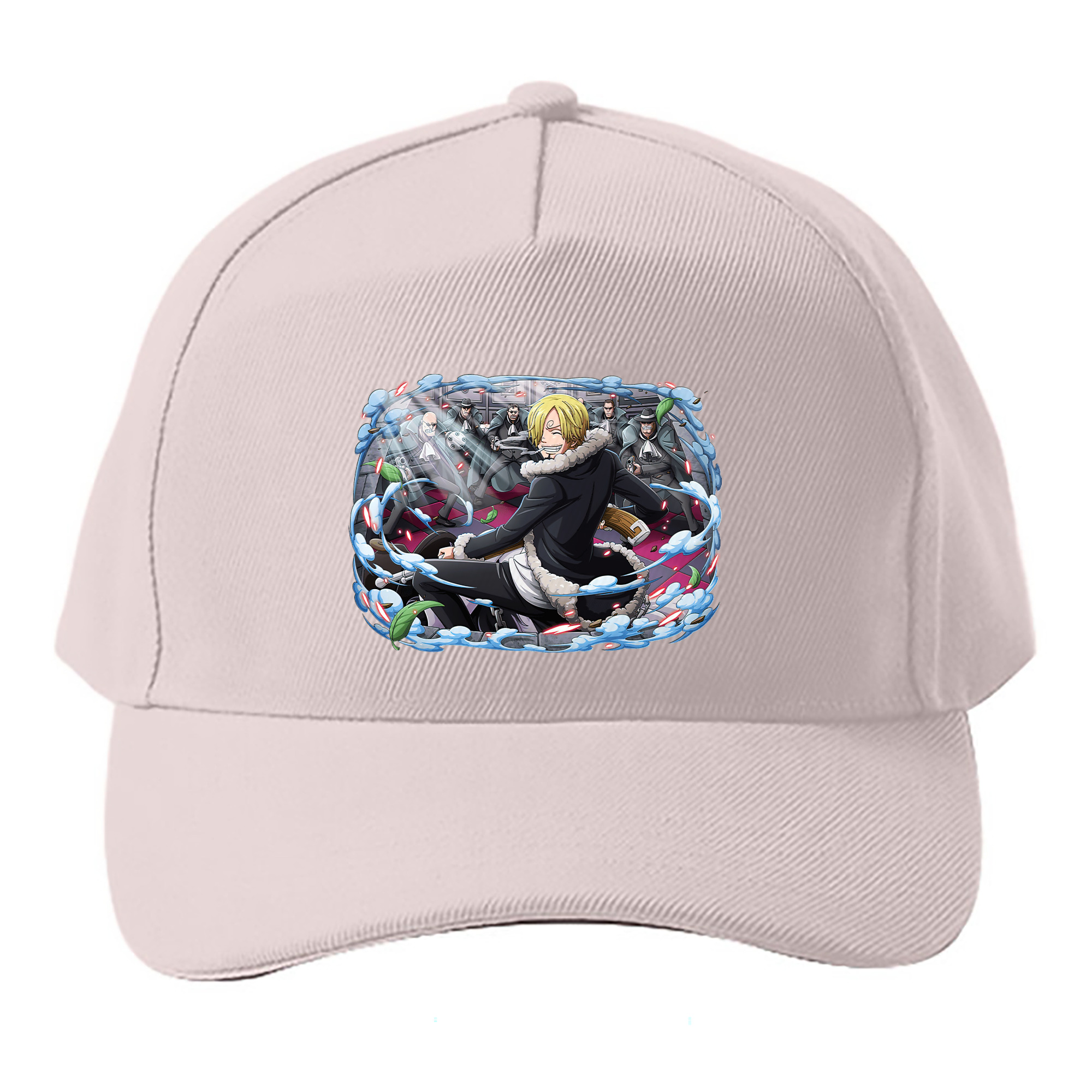 （画像用） ワンピース サンジ ONE PIECE Sanji ベースボールキャップ 綿100％ 男女兼用 帽子 スポーツ